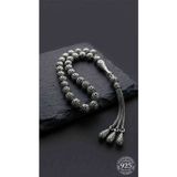 Roza Silver 925 Ayar Küre Kesim 3 Kamçılı Püskül Bilek Boy Füzyon İşlemeli Otantik Gümüş Tesbih