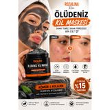 Rozalina Rise Ölüdeniz Kil maskesi kolajen leke giderici1 Siyah Nokta sıvılce giderici Gözenek sıkılaştırıcı Karşıtı Ölü Deriden Arindirir Yüze Canlılık Sağlar 150g
