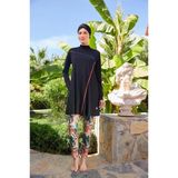 Rozamay 252607 Celia Tam Boy Lycralı Dijital Desen Tesettür Mayo