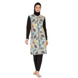 Rozamay 9255-24 Siyah Verena Paraşüt Tesettür Mayo Siyah S