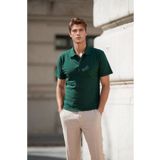 ROZELT Erkek Koyu Yeşil Pamuklu Polo Yaka T-shirt