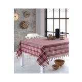 ROZET TEKSTİL Çok Amaçlı Sofra Bezi&Piknik Örtüsü Bordo 170 x 170
