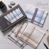 Rozet Tekstil Kutulu Kumaş Mendil 40X40 cm Düzine 12 Adet - Karışık