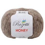 Rozetti Honey El Örgü İpi 100 Gr 210-11 Kahverengi