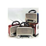 ROZIA Rozıa Retro Radyo FM/AM/SW Antika Tarzı, Düğmeli Nostaljik Radyo YG-1184BT
