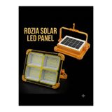ROZIA Solar LED Light Çakarlı Solar Projektör- Powerbank Kamp- Dış Mekan Güneş Enerjili 12000MAH- Usb Çıkışlı