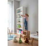 Rozitoys Ahşap Yükseltici Basamak Tabure - Çok Renkli - yok