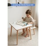 ROZİTOYS Çocuklar İçin Aktivite, Çalışma Masası Ve Sandalyesi
