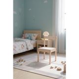ROZİTOYS Montessori Çocuk Ahşap Etkinlik Masası Sandalyesi