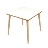 ROZİTOYS Montessori Çocuk Aktivite Masası Çalışma Masası, Ahşap Oyun Boyama Etkinlik Alanı, Unisex Çocuk Odası İçin, 50 x 50 cm (Sadece Masa)