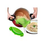 roztomily Roztom Sn-20522 Klipsli Silikon Tencere Makarna Noodle Süzgeci Çok Amaçli