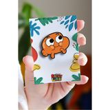 Rozzy Lab Darwin Watterson No.2 Gumball Pin - Rozet - Ahşap - Broş - Yaka Çanta Aksesuar