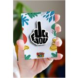 Rozzy Lab Kahretsin! No.1 Pin - Rozet - Ahşap - Broş - Yaka Çanta Aksesuar