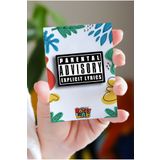 Rozzy Lab Parental Advisory Explicit Lyrics - Rozet - Broş - Yaka Çanta Aksesuar