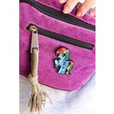 Rozzy Lab Pony Rainbow Dash Gökkuşaklı Poni - Rozet - Broş - Yaka Çanta Aksesuar
