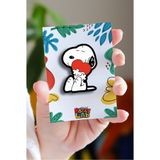 Rozzy Lab Snoopy Kalp - Rozet - Broş - Yaka Çanta Aksesuar