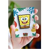 Rozzy Lab Sünger Bob SpongeBob - Rozet - Broş - Yaka Çanta Aksesuar