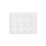Rp 103 25x33 Profesyonel Godeli Dikdörtgen Resim Paleti Beyaz RP.103.B