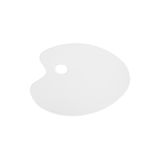 Rp 108 30x40 Profesyonel Godesiz Oval Resim Paleti Beyaz RP.108.B