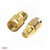 Rp Sma Erkek To Rp Sma Disi Adaptor Soket Altin Kaplama Soket 0-6Ghz Rf Wi-Fi Anten Fpv Lora Helium
