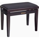 RPB-220BK Piyano Taburesi, Kadife Oturmalı, Saten Siyah, Masif Ahşap - Çok Renkli