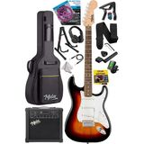 RPH-30SB-25AMP Gül Klavye Sss 25W Amfili Elektro Gitar Seti