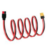 RPTCOTU XT60 - Anderson Konektör Kablosu 12AWG XT60 Dişi - Anderson Adaptörü 45A Güneş Panelleri ve Güneş Panelleri için Taşınabilir Jeneratörlere (1m).