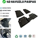 Rptech Renault Clio 2 Hb 2003 4d Havuzlu Üniversal Yeni Nesil Paspas Siyah Gold Seri