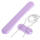 RQUOIRE Klavye Bilek Dinlenme Seti, Klavye ve Fare için Ergonomik Bilek Pedi. Yumuşak Silikon Bilek Dinlenme Yazma Bilek Ağrısını Azaltır, Ofisler, Evler, Oyunlar, Dizüstü Bilgisayarlar ve Bilgisayarlar için