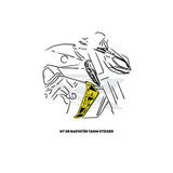 RR Graphic YAMAHA MT 09 GEN2 RADYATÖR STİCKER 1