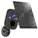 Rraycom Siren Alarmı ve Spot Işığı ile Kablosuz Güneş Güvenlik Kamerası, 130 ° Açılı, AI Hareket Algılama, 2 Yönlü Konuşma, Bulut/SD, IP65 ile 5MP Pille Çalışan Güvenlik Kamerası
