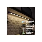 RRULTECH Dokunmatik 120cm GünIşık Tak Çalıştır Led Işık Mutfak, Dolap, Tezgah Altı, Duvar Dekoratif GeceLamba