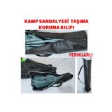 RS AUTO AKSESUAR Fermuarlı Özel Kesim Kamp Sandalyesi Kılıfı Sandalye Taşıma Çantası Su Geçirmez Kılıf Kalın Kumaş 1m