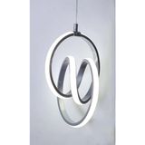 Rs Collections Modern Sarkıt Gold LED Avize Imza Led+Avize - Gümüş - 1