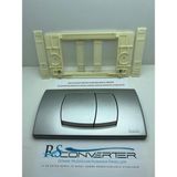 RS Converter Gömme Rezervuar Kumanda Panelleri 12 cm Tüm Markalara Uyumlu - 18,5 X 34,5 - Gri