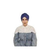 R&S Modibone Mayo Üstü Uyumlu Hijab Arkadan Baglamalı Bone Indigo
