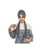 R&S modibone Tasarım Hazır Bone Şal Gri