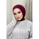 R&S Modibone Tesettür Yüzücü Cıtcıtlı Bone Şal ( Deniz Ve Havuz Bonesi )Mayo Üstü Uyumlu Bordo