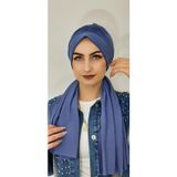 R&S Modibone Tesettür Yüzücü Tasarım Bone ( Deniz Ve Havuz Bonesi )Mayo Üstü Uyumlu İndigo