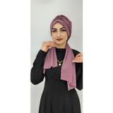 R&S Modibone Tesettür Yüzücü Tasarım Bone ( Deniz Ve Havuz Bonesi ) Mayo Üstü Uyumlu Leylak