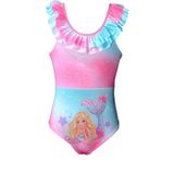 Rs Ramuni Kız Çocuk Mayo Deniz Kızı Barbie - 9 - 10 Yaş - Pembe