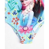 Rs Ramuni Kız Çocuk Mayo Mavi Disney Dijital Baskılı Deniz Havuz Mayosu - 1 - 2 Yaş