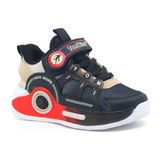 RS Riva Shoes Cocuk Basket Spor Ayakkabi Ortopedik K - Siyah - Krem - Kırmızı