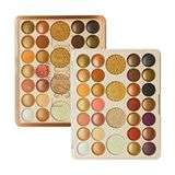 RS Ronassi Cosmetics Göz Farı Paleti 32 Renkli Işıltılı 4'lü Büyük Aydınlatıcı Makyaj Seti - Çok Renkli