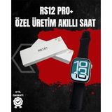 RS12 PRO+ Titanyum Kasa Akıllı Saat – Uyku ve Nabız Takibi, Suya Dayanıklı, Bluetooth Arama