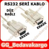 RS232 Com 9 Pin Yazılım Erkek Erkek Kablo