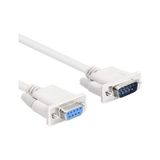 RS232 db9 dişi erkek seri com kablo 9 pin D/E data kablosu 2m