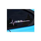 Rs6 Yan Cam Sticker Oto Kapı 20 Cm X 7 Cm Hologram c11