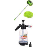 RSC Marketim Araç Yıkama Seti / Köpük Atan Pompa Yedek Başlıklı / Araç Yıkama Mopu Microfiber Yedek Bez Hediye - 010 - Beyaz