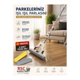 RSC MARKETİM Kelebek Mop Kendinden Sıkmalı – Sünger Mop Temizlik Seti 2 Adet Yedek Başlık Hediye